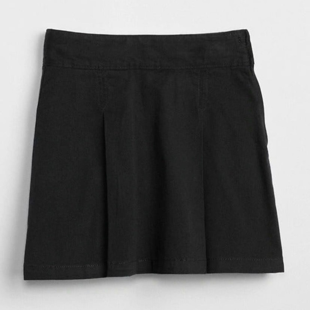Gap kids girls uniform skort black NWT 7 Plus